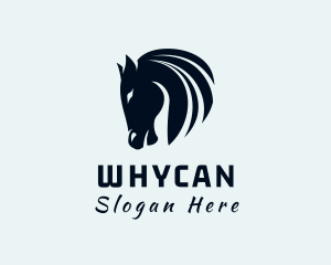 Silhouette - Horse Equine Silhouette logo design