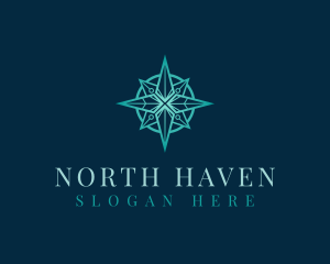 North - Compass Exploration Navigation logo design