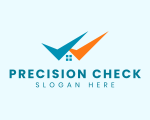 House Roof Checks logo design