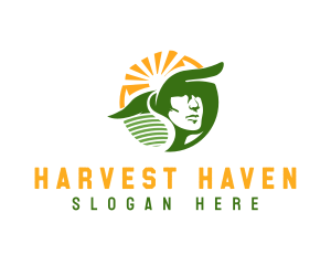 Farmer Landscape Farm logo design