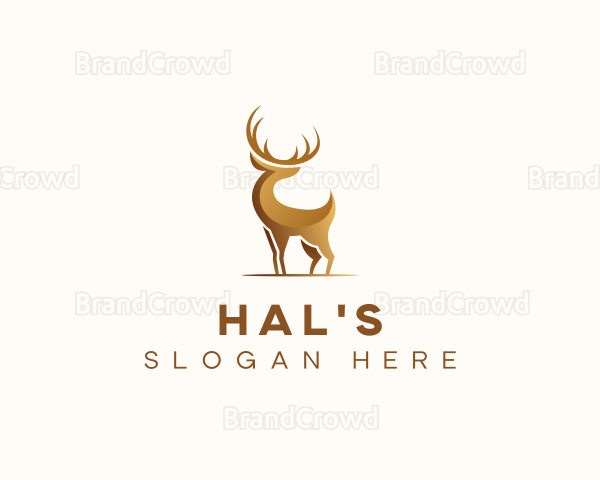 Luxury Deer Antler Logo