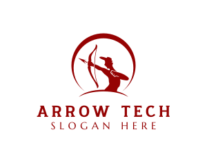 Archer Hunter Bowman logo design