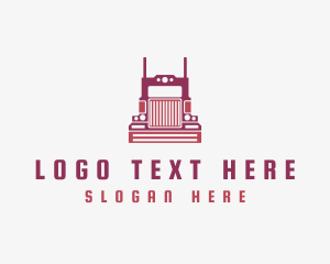 Haulage - Logistics Truck Vehicle logo design