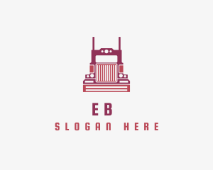 Logistics Truck Vehicle Logo