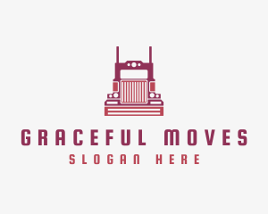 Logistics Truck Vehicle logo design