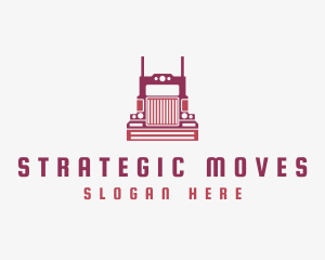 Logistics Truck Vehicle logo design