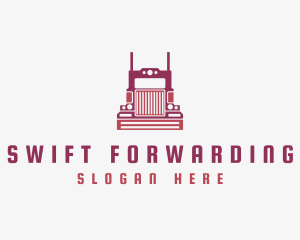 Logistics Truck Vehicle logo design