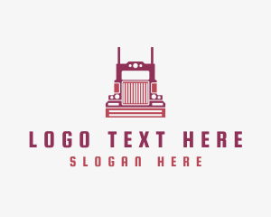 Forwarding - Logistics Truck Vehicle logo design