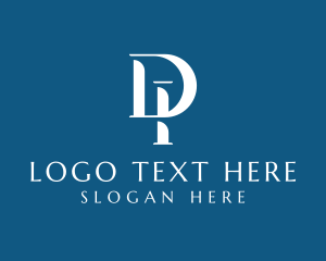 Letter BL - Elegant Legal Pillar logo design