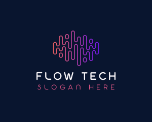 Sound Wave Tech logo design