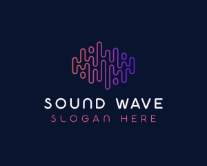 Sound Wave Tech logo design