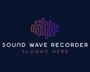 Sound Wave Tech logo design