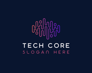 Sound Wave Tech logo design