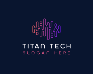 Sound Wave Tech logo design