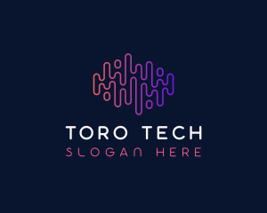 Sound Wave Tech logo design