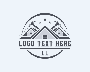 Hammer - Carpentry Repair Hammer logo design