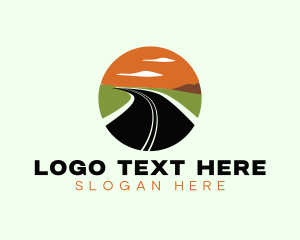 Scenic - Road Highway Getaway logo design