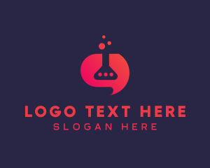 Scientific - Scientific Laboratory Chat App logo design