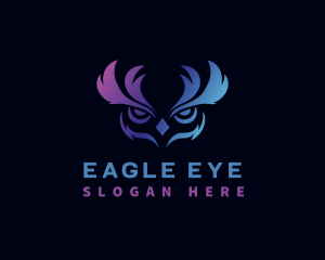 Owl Gaming Bird logo design