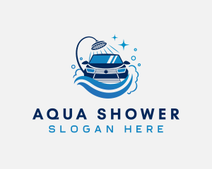 Shower - Car Wash Clean Sparkle logo design