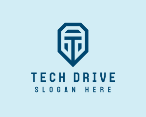 Tech Company Letter T  logo design