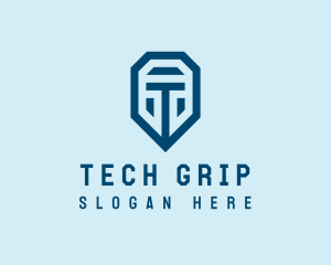 Tech Company Letter T  logo design