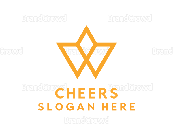 Crown Letter W Logo