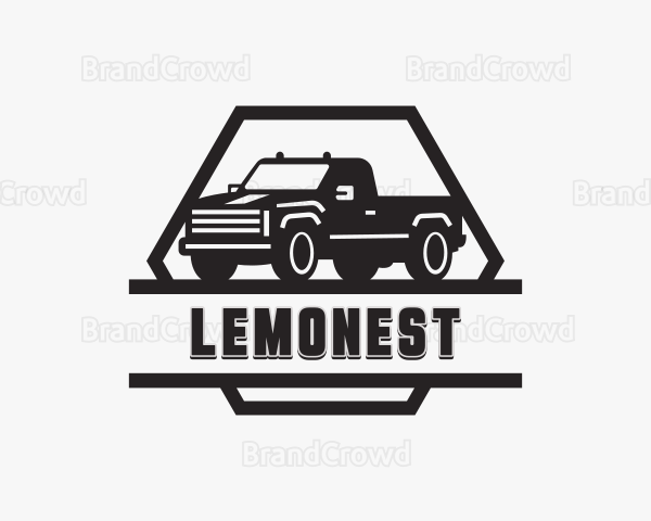 Pickup Truck Vehicle Logo