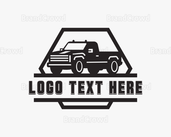 Pickup Truck Vehicle Logo