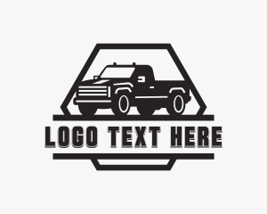 Transportation - Pickup Truck Vehicle logo design