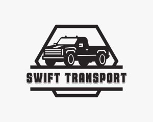 Pickup Truck Vehicle logo design