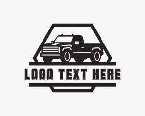 Trucking - Pickup Truck Vehicle logo design