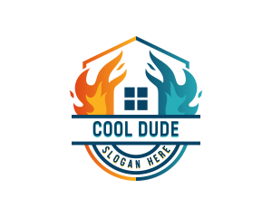 Cooling Thermal Temperature logo design