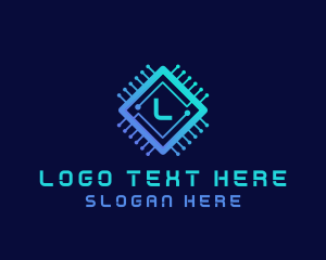 Tech - Tech Circuit Microchip logo design