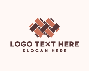 Wooden - Floor Tile Renovation logo design
