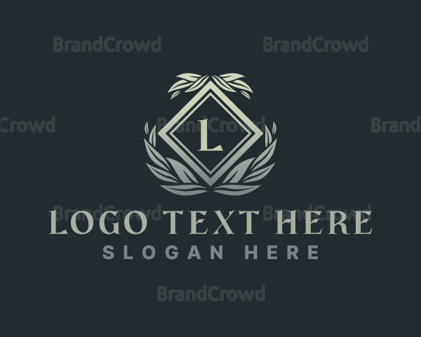 Elegant Ornament Crest Logo