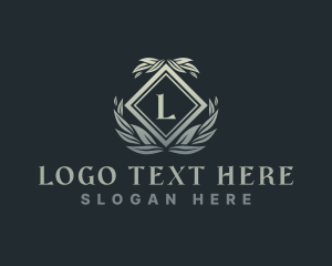 Diamond - Elegant Ornament Crest logo design