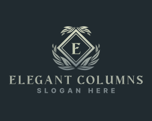 Elegant Ornament Crest logo design