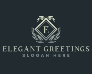 Elegant Ornament Crest logo design