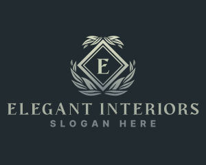 Elegant Ornament Crest logo design