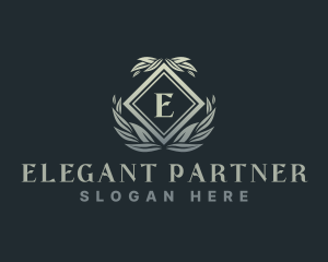 Elegant Ornament Crest logo design