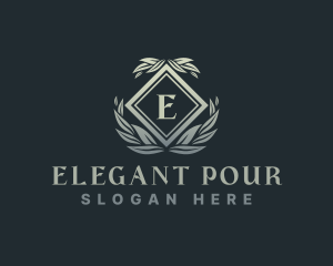 Elegant Ornament Crest logo design