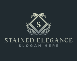 Elegant Ornament Crest logo design