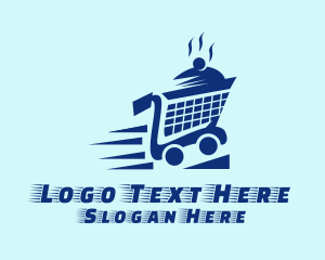 Shopping Cart - Food Market Delivery logo design