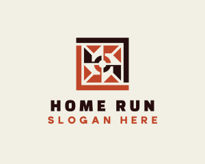 Floor Tile Home Improvement logo design