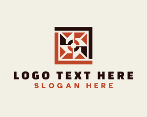 Tiling - Floor Tile Home Improvement logo design