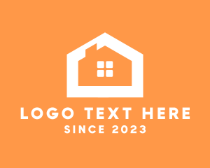 Chimney - Pentagon House Property logo design