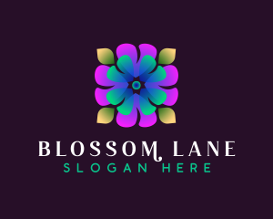 Flower Blossom Spa logo design