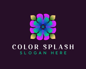 Flower Blossom Spa logo design