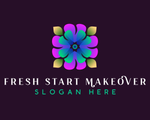 Flower Blossom Spa logo design